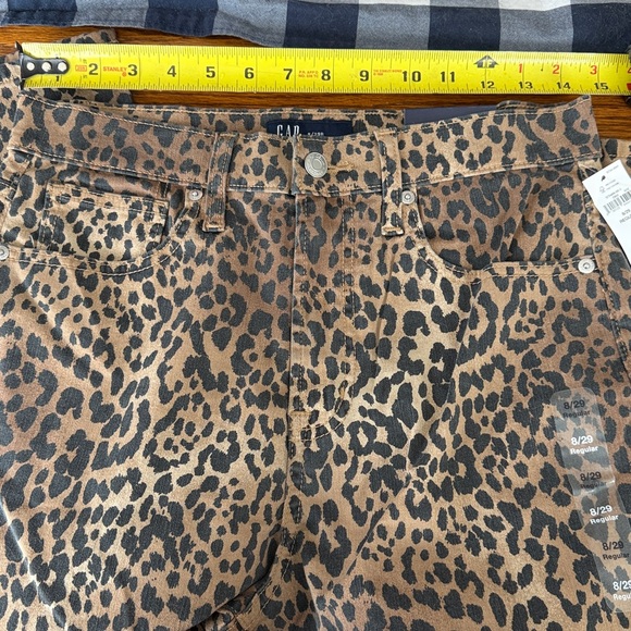 NWT GAP Cheetah Print High Rise Wide Leg - Brown and Black Pants(Size 8/29 R) - Picture 8 of 8